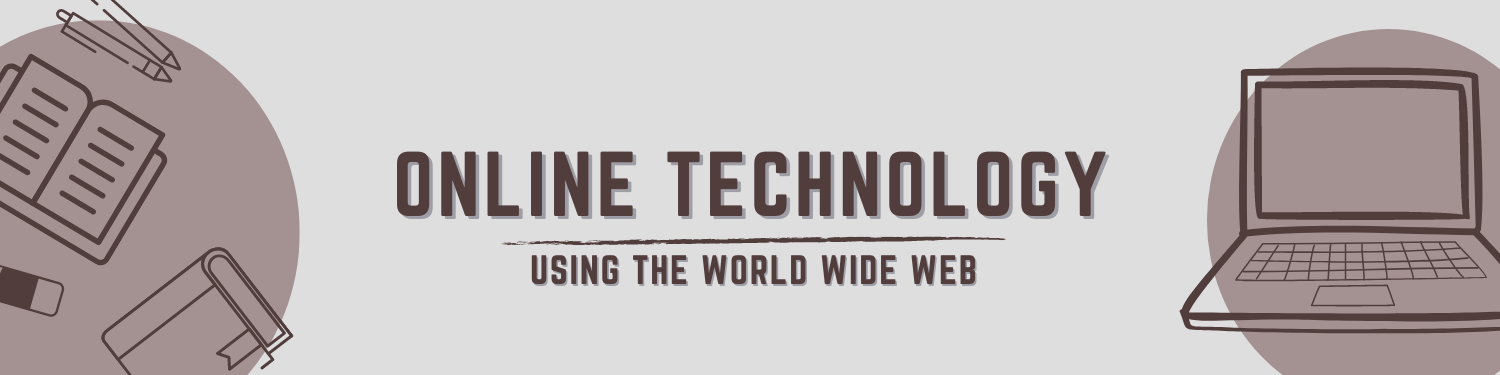 Unit 1: Online Technology—Using the World Wide Web Banner